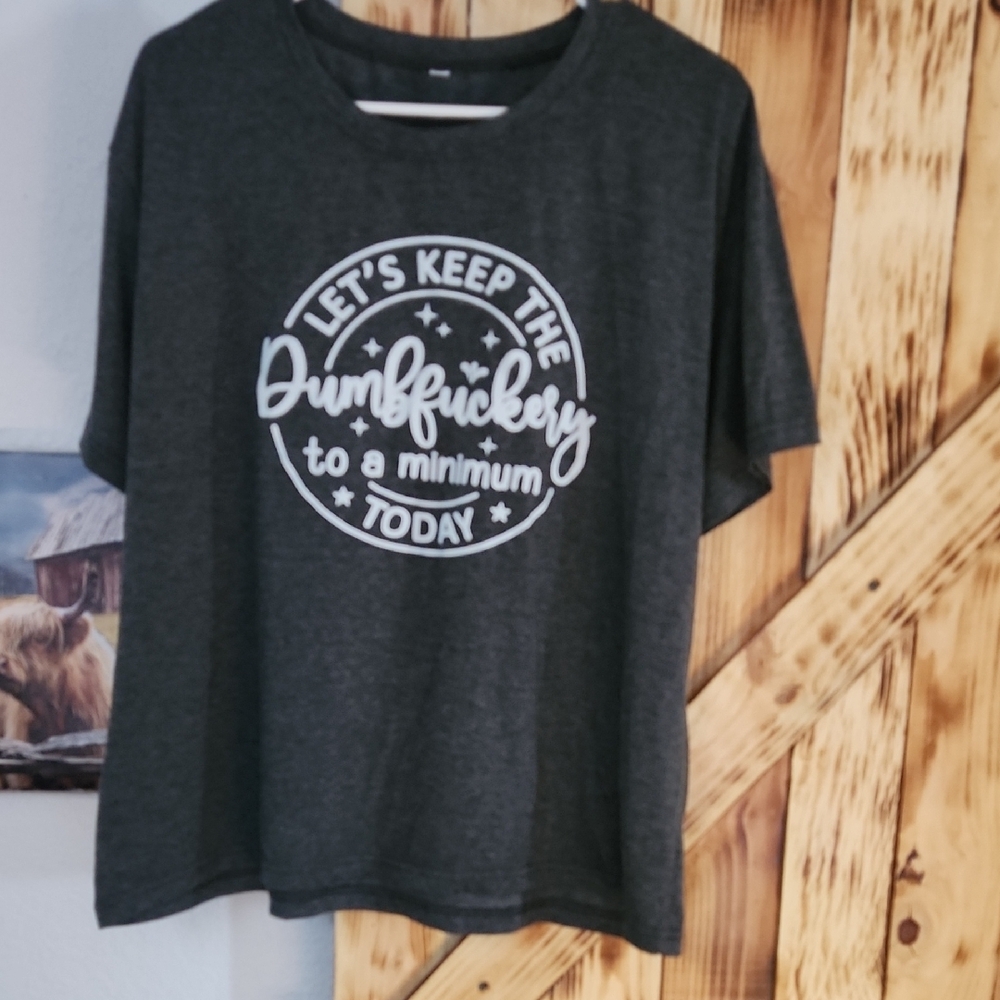 Dark Gray Graphic T-Shirt